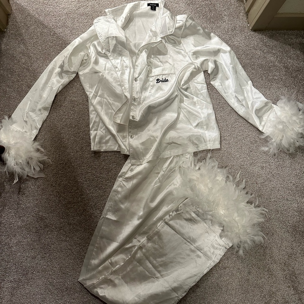 Feather bride pjs
